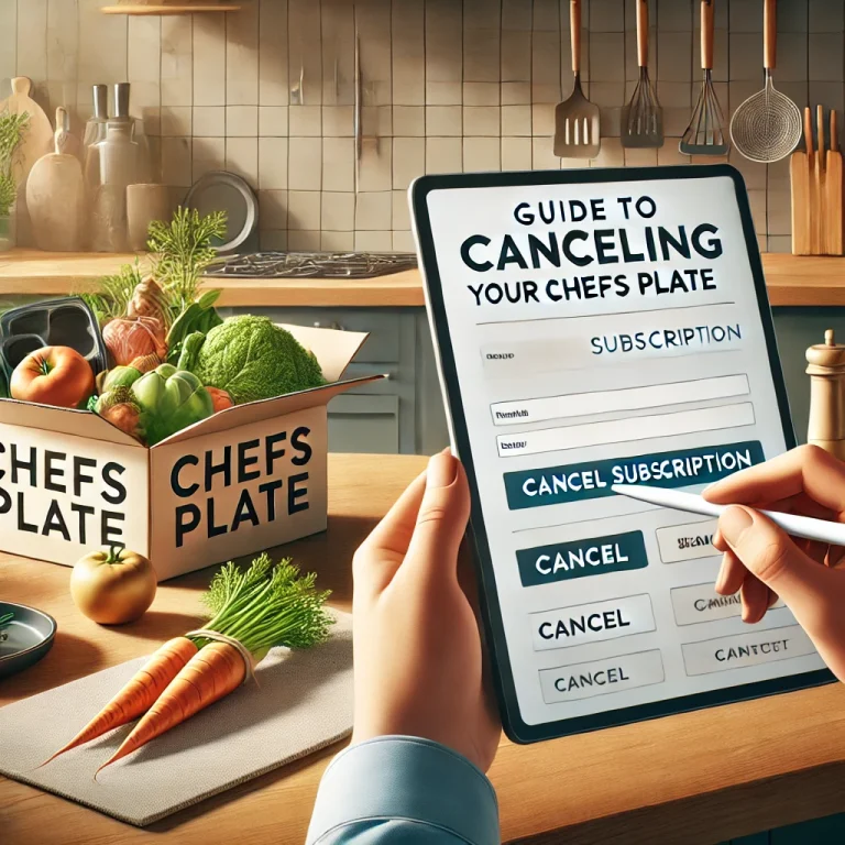 Guide to Canceling Your Chefs Plate Subscription